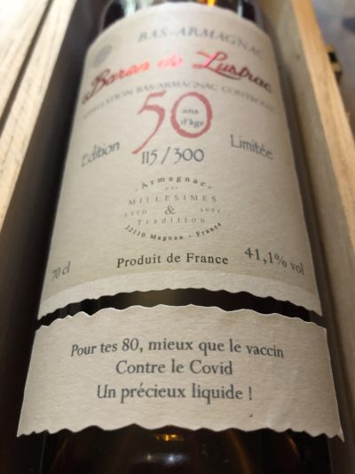 50 years old XO Armagnac Baron de Lustrac